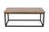 Ames Rectangle Natural/Black Coffee Table by Jofran