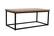 Ames Rectangle Natural/Black Coffee Table by Jofran