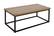 Ames Rectangle Natural/Black Coffee Table by Jofran