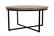 Ames Round Natural/Black Coffee Table by Jofran