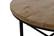 Ames Round Natural/Black Coffee Table by Jofran