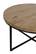 Ames Round Natural/Black Coffee Table by Jofran