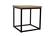 Ames Square Natural/Black End Table by Jofran