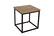 Ames Square Natural/Black End Table by Jofran
