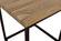Ames Square Natural/Black End Table by Jofran