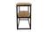 Ames Natural/Black Sofa Table by Jofran