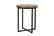 Ames Round Natural/Black End Table by Jofran