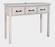 North Coast Wash White Accent Table w/3 Drawers & USB Charging Station by Jofran