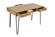 Rollins Natural Counter Height Dining Table w/3 Pull Through Drawers by Jofran