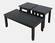 Eros Brushed Black Coffee Table & Two End Tables by Jofran