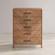 Eloquence Natural 5 Drawer Chest by Jofran Furniture