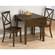 Taylor Cherry Brown X Back Dining Chair w/Wood Seat by Jofran Furniture