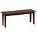 Simplicity Dark Brown Wooden Dining Room Table Bench by Jofran Furniture