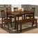 Simplicity Dark Brown Wooden Dining Room Table Bench by Jofran Furniture