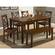 Simplicity Dark Brown Wooden Dining Room Table Bench by Jofran Furniture