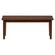 Simplicity Dark Brown Wooden Dining Room Table Bench by Jofran Furniture
