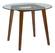 Plantation 48 Inch Brown Round Counter Height Table w/Glass Top by Jofran Furniture