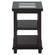 Panama Brown Contemporary Beveled Glass Chairside Table w/Concentric Circle Design by Jofran Furniture