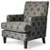 Aubrey Granite Fabirc & Wood Accent Chair by Jofran Furniture