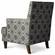 Aubrey Granite Fabirc & Wood Accent Chair by Jofran Furniture