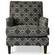 Aubrey Midnight Accent Chair at Futonland