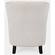 Bryson Oatmeal Fabric & Wood Accent Chair by Jofran Furniture