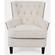 Bryson Oatmeal Fabric & Wood Accent Chair by Jofran Furniture