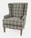 Lacroix Grey Fabric Accent Chair by Jofran Furniture