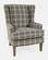 Lacroix Grey Fabric Accent Chair by Jofran Furniture