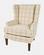 Lacroix Parchment Fabric Accent Chair by Jofran Furniture