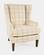 Lacroix Parchment Fabric Accent Chair by Jofran Furniture