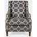 Sanders Grey & Brown Fabric Accent Chair by Jofran Furniture