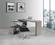 A33 Modern Office Desk in Matte Gray by J&M Furniture