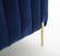 Deco Blue Fabric Loveseat by J&M Furniture
