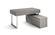 KD12 Modern Office Desk in Matte Gray by J&M Furniture