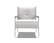 I765 Modern Silver Gray Armchair by J&M Furniture