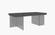Cloud High Gloss Gray Dining Table by J&M Furniture