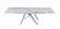 Carrara White Ceramic & Steel Extension Dining Table by J&M Furniture