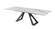 Swan Ceramic Top Extensions Dining Table by J&M Furniture