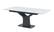 Fiori White Ceramic & Steel Extension Dining Table by J&M Furniture
