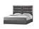 Da Vinci Charcoal Platform Bed by J&M Furniture