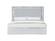 Monet Silver Gray Platform Bed by J&M Furniture