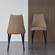 Bosa Dining Chair in Tan w/Black Legs (Set of 2) by J&M Furniture