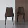 Milano Leather Dining Chair in Chocolate (Set of 2) by J&M Furniture