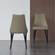 Milano Leather Dining Chair in Light Gray (Set of 2) by J&M Furniture