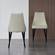 Milano Leather Dining Chair in White (Set of 2) by J&M Furniture
