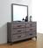 Kate Foil Gray Dresser by Global Furniture