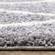 Fergus Grey White Mountain Rows Shag Rug by Kalora