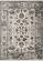 Serene Cream Blue Intricate Border Rug by Kalora