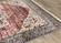 Serene Pink Cream Blue Elaborate Border Rug by Kalora